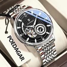 POEDAGAR Herren Uhr Tourbillon