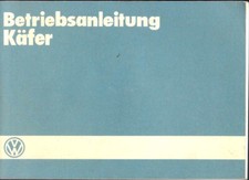 VW   KÄFER Betriebsanleitung