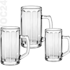 6 Bierseidel Biergläser GASTRO Bierkrug Bierkrüge Bierglas geeicht 0,3 0,4 0,5