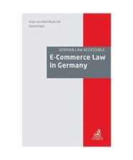 E-Commerce Law in Germany, Axel Freiherr von dem Bussche, David Klein