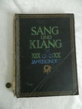 Antiquarische Klaviernoten XIX