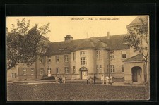 Arnsdorf i. Sa., Reserve-Lazarett, Ansichtskarte 1916 
