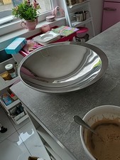 Grosse Silberfarbene Schale