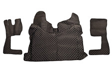 Fu?matten ?ko Leder Schwarz +