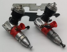 2 x Cox 049 Medallion Glow Modellflugzeug Motor