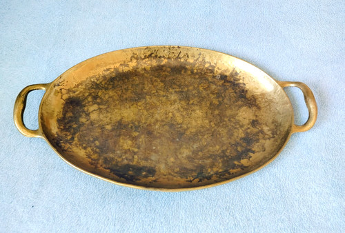 Vintage messing tablett - vintage,