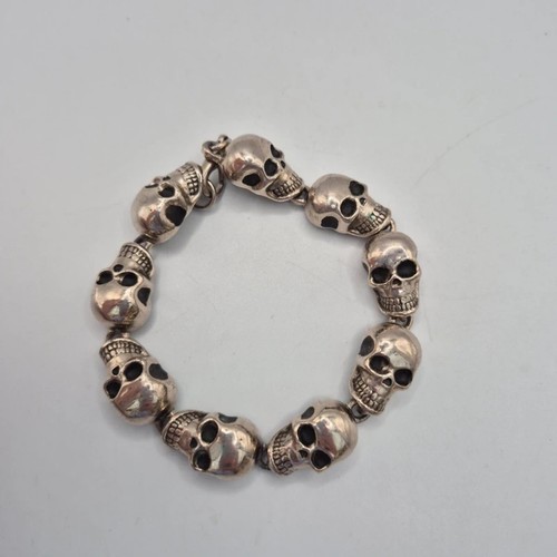 Totenkopf armband klobig - armband,