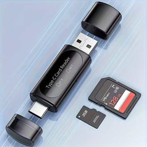 Usb kartenleser - 4-in-1, usb-c