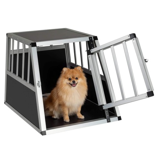 Aluminium hundetransportbox - aluminium,