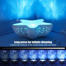 LED Polarlicht Seestern