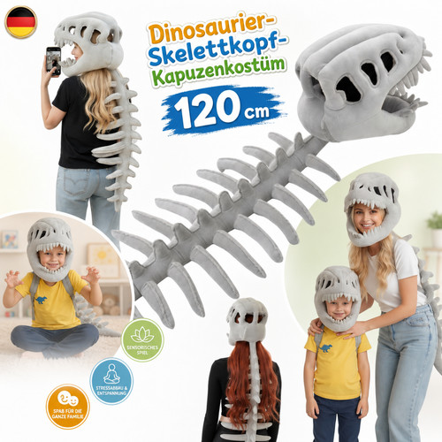 Dinosaurier-Skelett-Kostüm