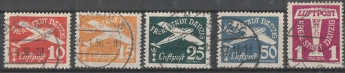 Danzig minr 251 255 - minr., 251-255