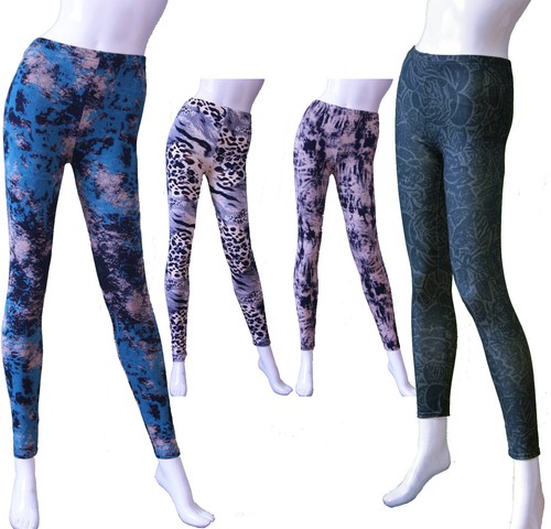 Damen basic leggings - basic,