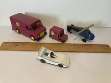 4 Fahrzeugmodelle aus Batman Filmen. Ertl Corgi - Die Cast Metal