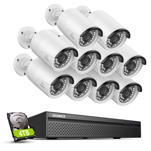 Sannce 10ch nvr 8mp poe - sannce,