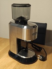 De'Longhi Dedica Kg 521.M Elektrische Kaffeemühle, Silber (Ohne Mahlgutbehälter)