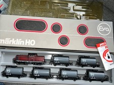 Märklin 2855 Kesselwagenzug Eva, Spur H0, Diesellok BR 212 DB, Analog, in OVP