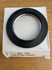 M42 Adapter auf Olympus Four Thirds Bajonett zB für E-620 E-600  E-500