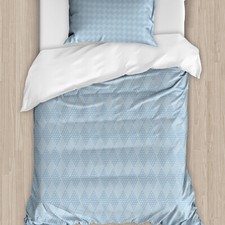 Art Deco Bettwäsche Set Muster mit Tiny Rhombus