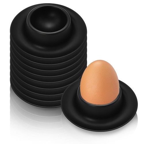 Eierbecher stück schwarz - eierbecher, 10