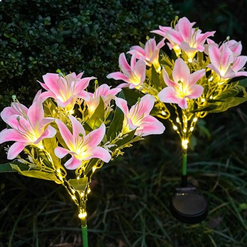 Stück solar lilien blumen - 2,