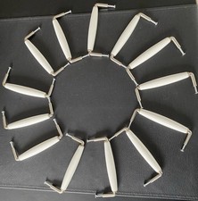 14x IKEA Lindsdal KÜCHE Griffe Keramik PORZELLAN Landhaus SHABBY CHIC weiß