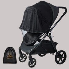 Orzbow Universal Baby Mosquito Net & Buggy Sun Shade with UPF50+,Breathable Pram