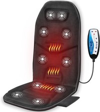 Comfier Massagesitzauflage Wärme 10 Vibrationsmotoren Heizkissen Massage cf 2206