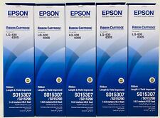 Epson S015307 Band Original Schwarz Für Epson LQ-630/ LQ-630S (X 5 Stücke)