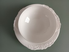 Villeroy und Boch Foglia Porzellan Suppentasse + Unterteller weiß