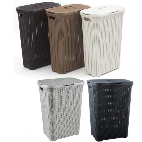 Wäschekorb rattan wäschebox - wäschekorb,