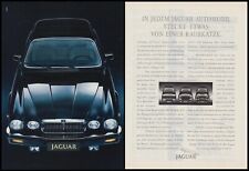 Jaguar XJ 40 - Reklame Werbeanzeige Original-Werbung 1988