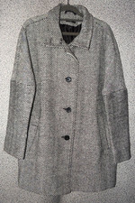 Damen Mantel Fischgrätmuster