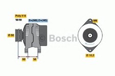 BOSCH 0 986 043 680 Lichtmaschine Generator LiMa 100A 14V für OPEL VECTRA B (36)