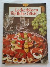 Leckerbissen für liebe Gäste, DDR-Zeitschrift, Rezeptheft 