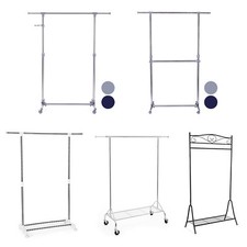 SONGMICS Kleiderständer Garderobenständer Kleiderstange Wäscheständer Metall 