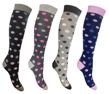 4 Paar lange Damen Socken aus