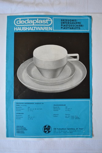 Alter ddr prospekt - ddr, reklame