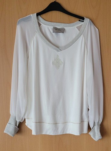 Bluse cremefarben 38 - cremefarben, gr.