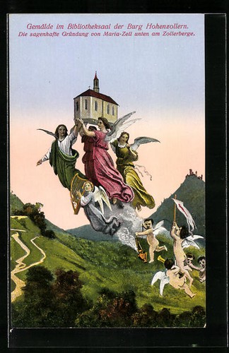 Künstler maria zell - künstler-ak, maria-zell