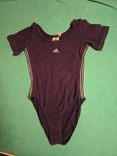 Kurzarmbody dunkelblau neuwertig Baumwollgewebe das perfekte Sportoutfit Adidas