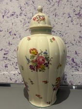 Deckelvase Thomas Ivory US Zone - Thomas Bavaria Germany