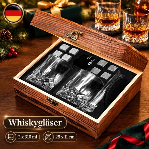 Whiskyglas geschenkset mit - geschenkset,
