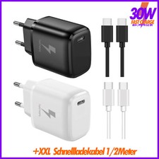 Usb Power Adapter 30W Schnell Ladegerät Typ C Ladekabel iPad iPad Pro Macbook