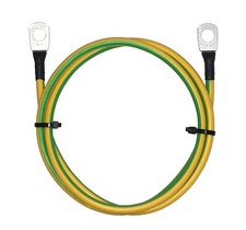 Erdungskabel H07V-K Grün/Gelb 10 16 25 35 50 mm² Verpresst mit Haupa / Klauke