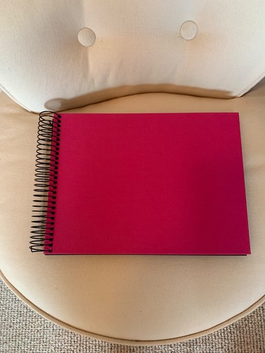 Pinkfarbenes fotoalbum mit - pinkfarbenes,