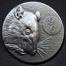 RAT 96 Chinese Zodiac Series 2 Oz Silber Münze 5$ Niue 2020 (Auflage 96 Stück )