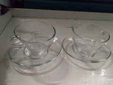 Schöne Glas Tassen Cappuccino Set von Ritzenhoff & Breker