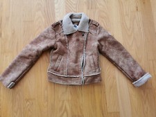 coole Jacke, Wildlederimitat