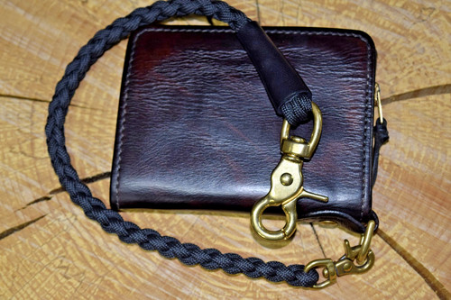 Wallet chain paracord messing - wallet,